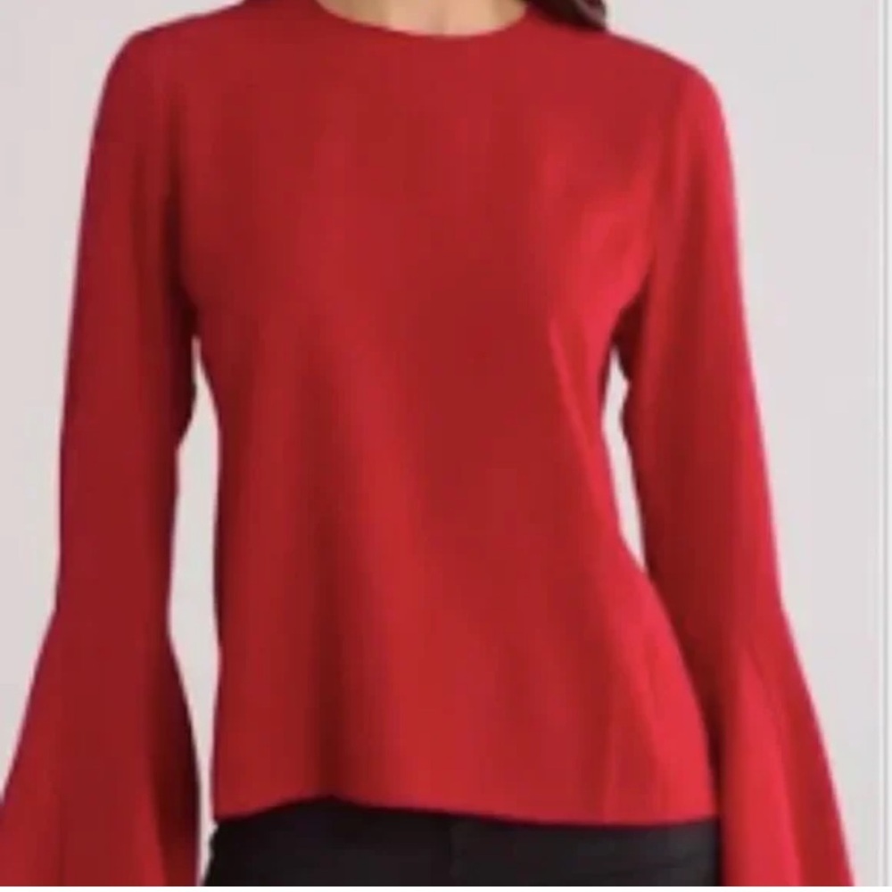 Frame Flutter Sleeve Blouse Size M Nwt - image 1